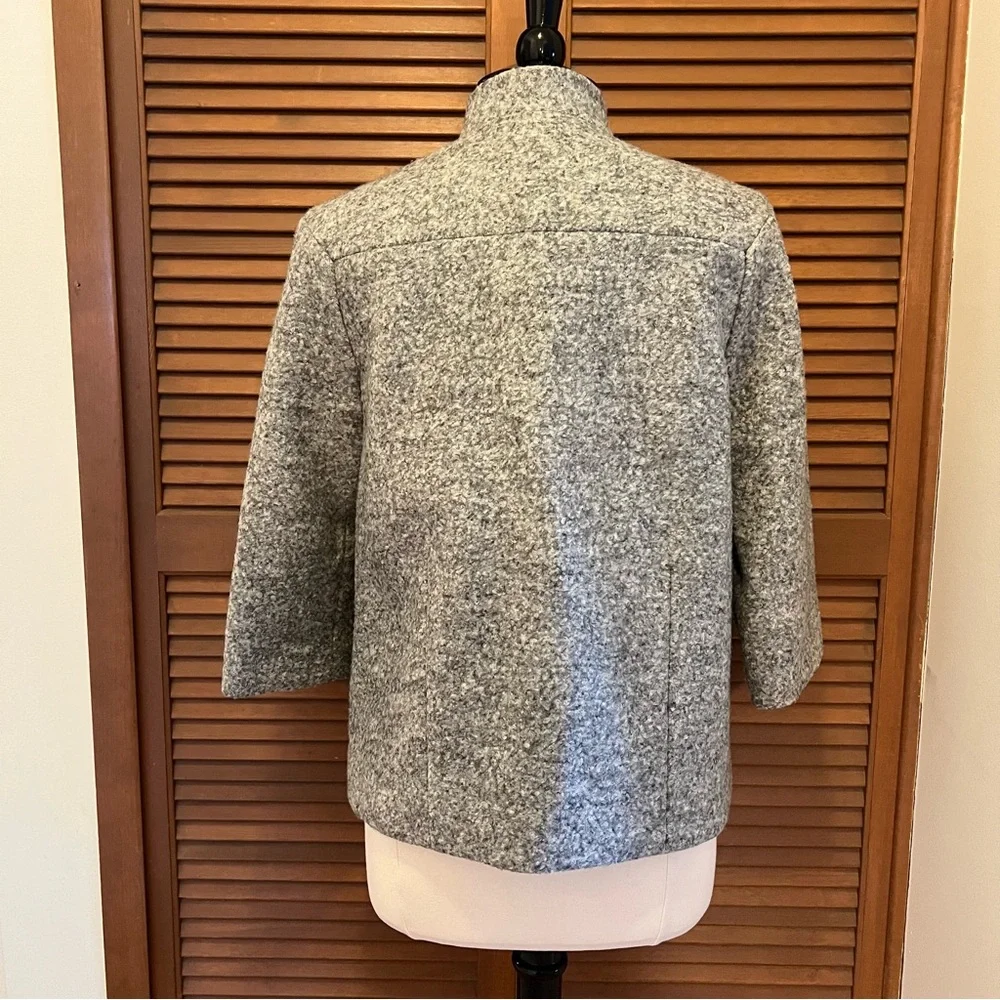 J. Crew Collection virgin wool Women's Gray Jacket 8